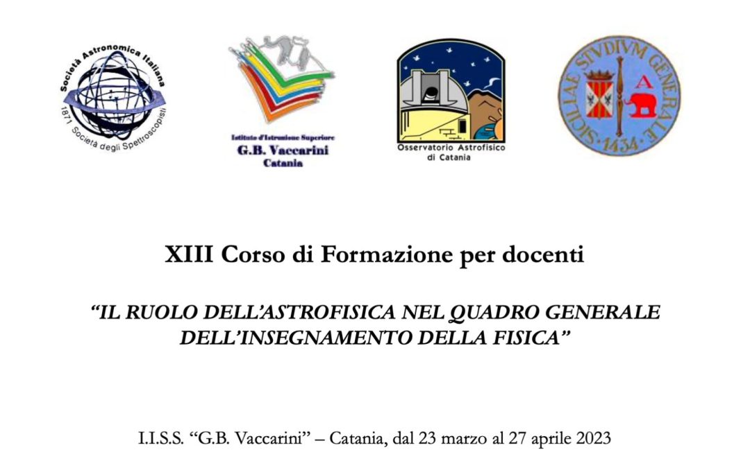 XIII Corso di Formazione per docenti