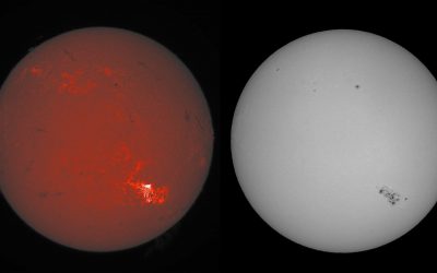 Spettacolo dal Telescopio Solare di Catania