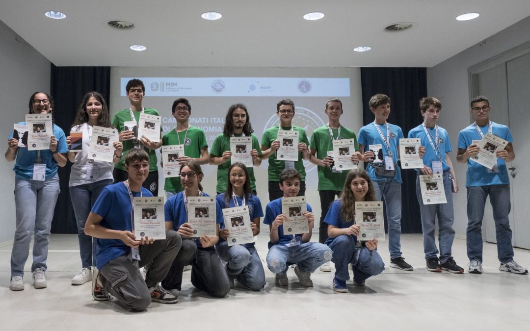 Campionati di astronomia, ecco i 18 vincitori