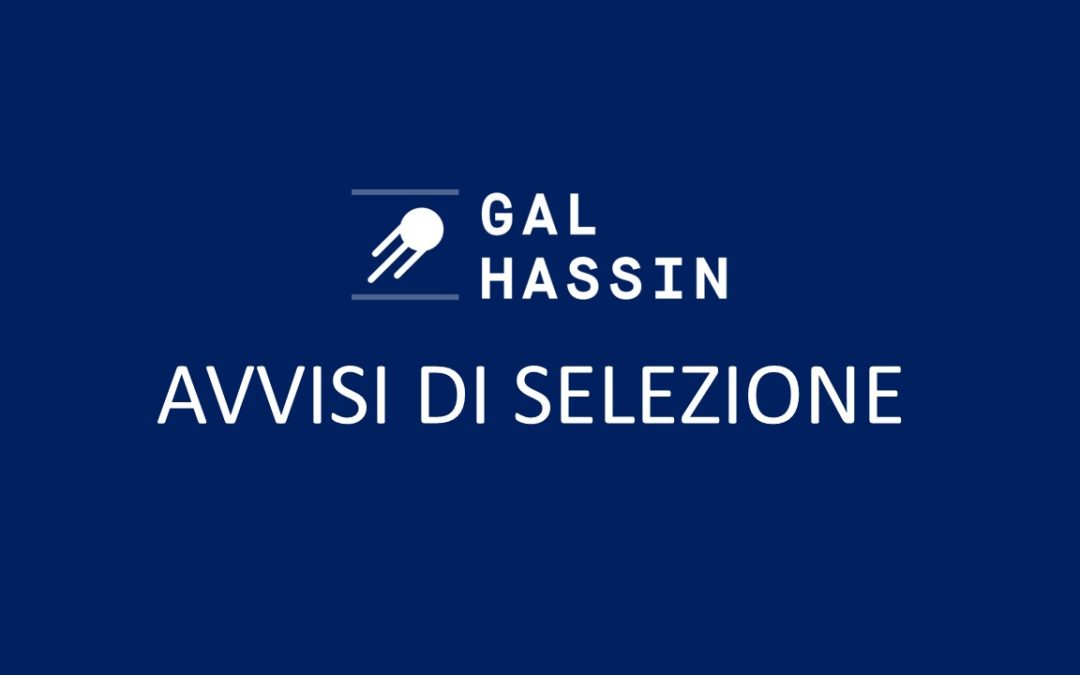 Opportunità di lavoro al Gal Hassin: aperte tre selezioni pubbliche