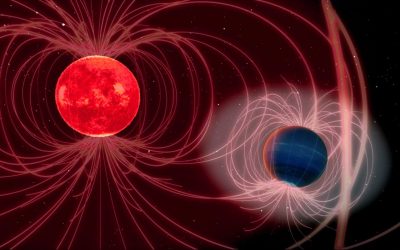 Pianeta extrasolare con scudo magnetico